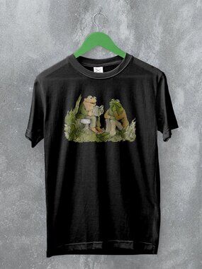 Frog And Toad Bookish Gift For Kids Frog Lover Cute Reading Graphic T-Shirt 165